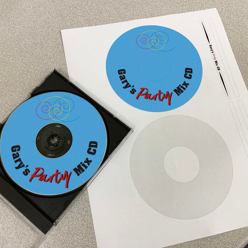 Blank Labels CD/DVD Label Full Face | Qty 200 Disc, 400 Spine | 100 Sheets Total | Permanent White Matte | Inkjet & Laser Printer Compatible | Customizable Printable Blank Labels | Blank Label - Image 5